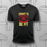 Commit to Be Fit T-Shirt For Men – Fitness Motivation Apparel