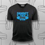 Dammit 1966 Gym  –  Vintage Fitness Vibes T-Shirt For Men