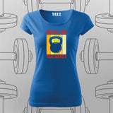 Hustle for the Muscle Gym Motivation T-Shirt – For Women