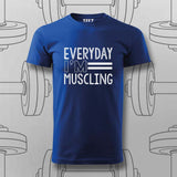 Everyday I'm Muscling T-Shirt For Men – Gym & Workout