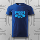 Dammit 1966 Gym  –  Vintage Fitness Vibes T-Shirt For Men