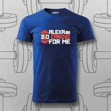 Alexa, Do Cardio for Me T-Shirt For Men – Funny Gym Wear