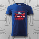 The Gym Life T-Shirt For Men – Marathon Not a Sprint Fitness