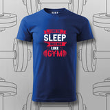 Sleep vs. Gym Funny Fitness T-Shirt – For Men