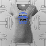 Stay Fit Live Healthy, Gym Regularly T-Shirt For Women