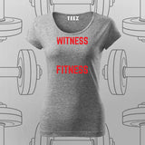 Witness Fitness T-Shirt For Women – Power Through Every Rep