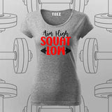 Squat Low T-Shirt For Women – Perfect for Fitness Enthusiasts