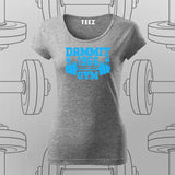 Dammit 1966 Gym  –  Vintage Fitness Vibes T-Shirt For Women