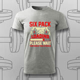 Six Pack Loading Funny Gym T-Shirt For Men