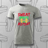 Sweat, Smile & Repeat Gym T-shirt For Men