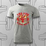 The Gym Is My Happy Hour T-Shirt For Men – Lift, Sweat, Repeat