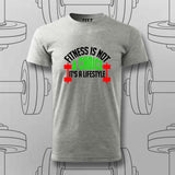 Fitness Is Not a Choice T-Shirt For Men – Commit to the Grind