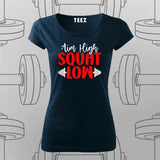 Squat Low T-Shirt For Women – Perfect for Fitness Enthusiasts