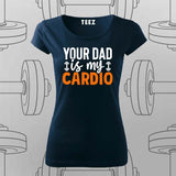 "Lifting Is My Cardio" T-Shirt For Women – Gym Lovers' Favorite