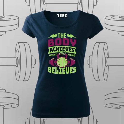 The Body Achieves T-Shirt For Women – Stay Motivated