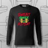 Sweat, Smile & Repeat Gym T-shirt For Men