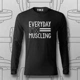 Everyday I'm Muscling T-Shirt For Men – Gym & Workout