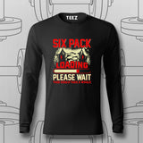 Six Pack Loading Funny Gym T-Shirt For Men