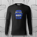 Stay Fit Live Healthy, Gym Regularly T-Shirt For Men