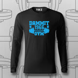 Dammit 1966 Gym  –  Vintage Fitness Vibes T-Shirt For Men