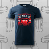 The Gym Life T-Shirt For Men – Marathon Not a Sprint Fitness