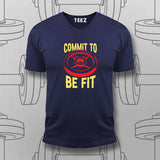 Commit to Be Fit T-Shirt For Men – Fitness Motivation Apparel