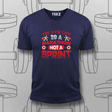 The Gym Life T-Shirt For Men – Marathon Not a Sprint Fitness