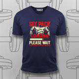 Six Pack Loading Funny Gym T-Shirt For Men