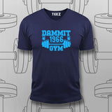 Dammit 1966 Gym  –  Vintage Fitness Vibes T-Shirt For Men