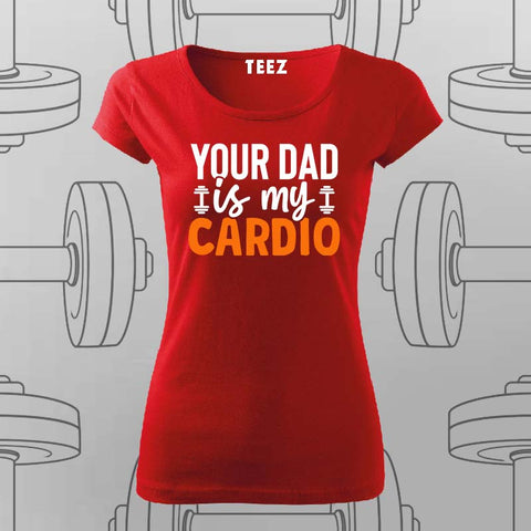 "Lifting Is My Cardio" T-Shirt For Women – Gym Lovers' Favorite