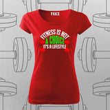 Fitness Is Not a Choice T-Shirt For Women – Commit to the Grind