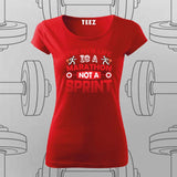 The Gym Life T-Shirt For Women – Marathon Not a Sprint Fitness