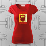 Hustle for the Muscle Gym Motivation T-Shirt – For Women