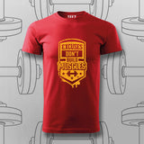 No Excuses Gym T-Shirt For Men – Build Muscles, Not Excuses