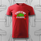 Fitness Is Not a Choice T-Shirt For Men – Commit to the Grind