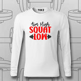 Squat Low T-Shirt For Men – Perfect for Fitness Enthusiasts