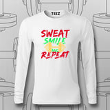 Sweat, Smile & Repeat Gym T-shirt For Men