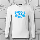 Dammit 1966 Gym  –  Vintage Fitness Vibes T-Shirt For Men