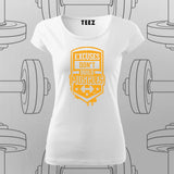 No Excuses Gym T-Shirt For Women – Build Muscles, Not Excuses