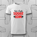 Squat Low T-Shirt For Men – Perfect for Fitness Enthusiasts