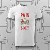 Pain Is Weakness – Gym Motivation T-Shirt For Men