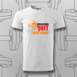 Never Quit T-Shirt For Men – Keep Going, Keep Growing