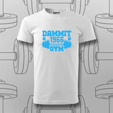 Dammit 1966 Gym  –  Vintage Fitness Vibes T-Shirt For Men