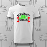 Fitness Is Not a Choice T-Shirt For Men – Commit to the Grind