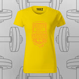 No Excuses Gym T-Shirt For Women – Build Muscles, Not Excuses