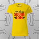 Squat Low T-Shirt For Women – Perfect for Fitness Enthusiasts