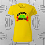 Fitness Is Not a Choice T-Shirt For Women – Commit to the Grind