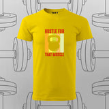 Hustle for the Muscle Gym Motivation T-Shirt – For Men