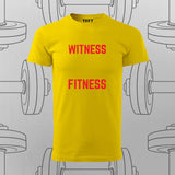 Witness Fitness T-Shirt For Men – Power Through Every Rep