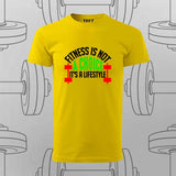 Fitness Is Not a Choice T-Shirt For Men – Commit to the Grind